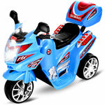 Kids Ride On Motorcycle 6V Battery Powered Electric 3-Wheel Motorcycle with Headlights