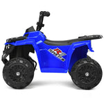 Kids Electric Ride-on ATV 6V Battery Powered 4 Wheeler Quad Car Toy with LED Headlights, Music & MP3 Player