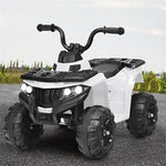 Kids Electric Ride-on ATV 6V Battery Powered 4 Wheeler Quad Car Toy with LED Headlights, Music & MP3 Player