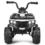 Kids Electric Ride-on ATV 6V Battery Powered 4 Wheeler Quad Car Toy with LED Headlights, Music & MP3 Player