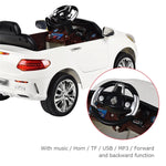 Kids Ride On Car 6V Battery Powered Electric Vehicle with Remote Control & LED Lights MP3