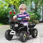 6V Kids Ride-on ATV Quad Mini 4 Wheeler Battery Powered Off-Road Vehicle with Anti-Slip Wheels