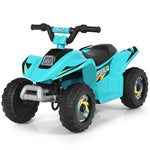 6V Kids Ride-on ATV Quad Mini 4 Wheeler Battery Powered Off-Road Vehicle with Anti-Slip Wheels