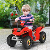 6V Kids Ride-on ATV Quad Mini 4 Wheeler Battery Powered Off-Road Vehicle with Anti-Slip Wheels