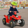 6V Kids Ride-on ATV Quad Mini 4 Wheeler Battery Powered Off-Road Vehicle with Anti-Slip Wheels