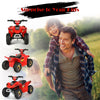 6V Kids Ride-on ATV Quad Mini 4 Wheeler Battery Powered Off-Road Vehicle with Anti-Slip Wheels