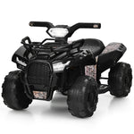 Kids Ride On ATV Quad Car 6V Battery Powered Electric Vehicle with LED Light and MP3