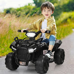 Kids Ride On ATV Quad Car 6V Battery Powered Electric Vehicle with LED Light and MP3