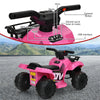 Kids Ride On ATV Quad Car 6V Battery Powered Electric Vehicle with LED Light and MP3