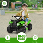 Kids Ride On ATV Quad Car 6V Battery Powered Electric Vehicle with LED Light and MP3