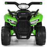 Kids Ride On ATV Quad Car 6V Battery Powered Electric Vehicle with LED Light and MP3