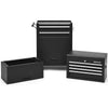 6-Drawer Rolling Tool Chest 3-in-1 Tool Storage Cabinet Toolbox Organizer with Auto Locking System & Lockable Wheels