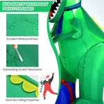 6ft Christmas Inflatable Dinosaur with Waterproof LED Lights & Built-in Powerful Blower for Indoor Outdoor Decoration