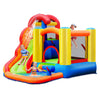 6 in 1 Kids Inflatable Water Slide Jumping Castle Splash Pool with 740W Blower