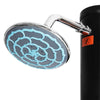 7.2Ft Outdoor Shower 5.5 Gallon Solar Heated Shower with 360° Rotating Shower Head, 2-Section Pool Spa Shower for Garden Yard Beach