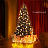 7.5 ft Black Hinged Artificial Halloween Christmas Tree