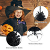 7.5 ft Black Hinged Artificial Halloween Christmas Tree