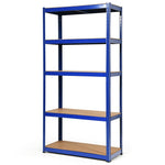 5-Tier Steel Freestanding Shelving Unit 72 Inch Adjustable Garage Storage Rack Open Display Shelf Unit