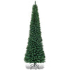 7ft Artificial Pencil Christmas Tree Slim Unlit Xmas Tree 700 PVC Branch Tips with Foldable Metal Stand for Home Office School Shop Decor