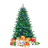 7ft Pre-Lit Artificial Christmas Tree APP Controlled Hinged Xmas Tree with 540 Color Changing LED Lights, 2324 Mixed Branch Tips, Folding Metal Stand