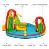 Kids Inflatable Water Slide Park with Climbing Wall, Water Cannon & Splash Pool for Outdoor Backyard Party Fun