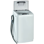 Fully Automatic Washing Machine 2-in-1 Portable Laundry Washer Spin Dryer Combo 8.8 lbs Capacity with Drain Pump