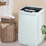 Fully Automatic Washing Machine 2-in-1 Portable Laundry Washer Spin Dryer Combo 8.8 lbs Capacity with Drain Pump