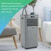 8000 BTU ASHRAE Portable Air Conditioner Cools 230 Sq. ft. 3-in-1 Air Cooler with Drying, Fan, Sleep Mode & Remote Control for Home Office