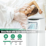 8000 BTU Portable Air Conditioner with Sleep Mode Dehumidifier Function Remote Control