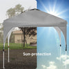 8' x 8' Outdoor Pop-up Canopy Tent Height Adjustable with Roller Bag