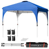 8' x 8' Outdoor Pop-up Canopy Tent Height Adjustable with Roller Bag