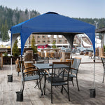 8' x 8' Outdoor Pop-up Canopy Tent Height Adjustable with Roller Bag