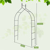 Gothic Metal Rose Arch Garden Arbor Outdoor Wedding Arch Pergola Arbor for Climbing Plant