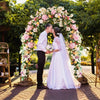 Gothic Metal Rose Arch Garden Arbor Outdoor Wedding Arch Pergola Arbor for Climbing Plant