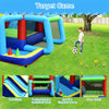 Inflatable Bounce House 8-in-1 Canopy Theme Kids Blow Up Jump Castle with Dual Slides, 480W Blower & Ball Pit for Indoor Outdoor Family Party Gift