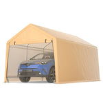 9' x 17' Heavy Duty Carport Car Canopy Portable Garage Shelter Outdoor Storage Tent with Roll-up Front Door