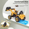 Kids Ride On Excavator Dumper Truck 12V Battery Powered Ride On Construction Vehicle with Front Loader Shovel