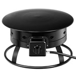 Portable Propane Fire Pit 58,000BTU 19" Outdoor Gas Fire Pit Bowl with Lava Rock Stone, Cover & Carry Kit for Patio Backyard