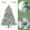 7 Feet Artificial Christmas Tree with Snowy Pine Needles