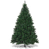 7.5FT Pre-Lit Artificial Christmas Tree Premium Spruce Xmas Tree with 550 Multicolor Lights & Metal Stand