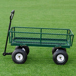 Bestoutdor Heavy Duty Garden Cart Steel Wagon Yard Utility Cart with Handle & Removable Sides