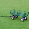 Bestoutdor Heavy Duty Garden Cart Steel Wagon Yard Utility Cart with Handle & Removable Sides