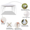 10' x 30' Outdoor Party Wedding 5 Sidewall Tent Canopy Gazebo - Bestoutdor