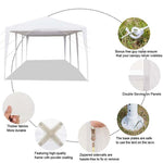 10' x 30' Outdoor Party Wedding 5 Sidewall Tent Canopy Gazebo - Bestoutdor