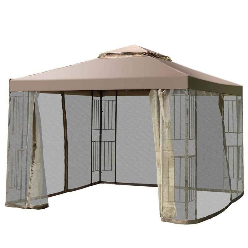 10' x 10' Patio Screw-free Structure Gazebo Canopy Tent - Bestoutdor