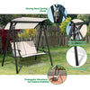 2 Person Patio Swing with Adjustable Canopy - Bestoutdor