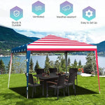 10’ x 10’ Pop-up Canopy Tent Flag Style - Bestoutdor