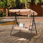 2 Person Weather Resistant Patio Canopy Swing - Bestoutdor