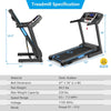 2.25 HP Folding Electric Treadmill Motorized Power Running Machine Exercise Home with LCD Display