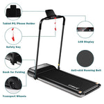 Ultra-thin Electric Folding Motorized Treadmill Walking Jogging Machine with LCD Monitor Low Noise